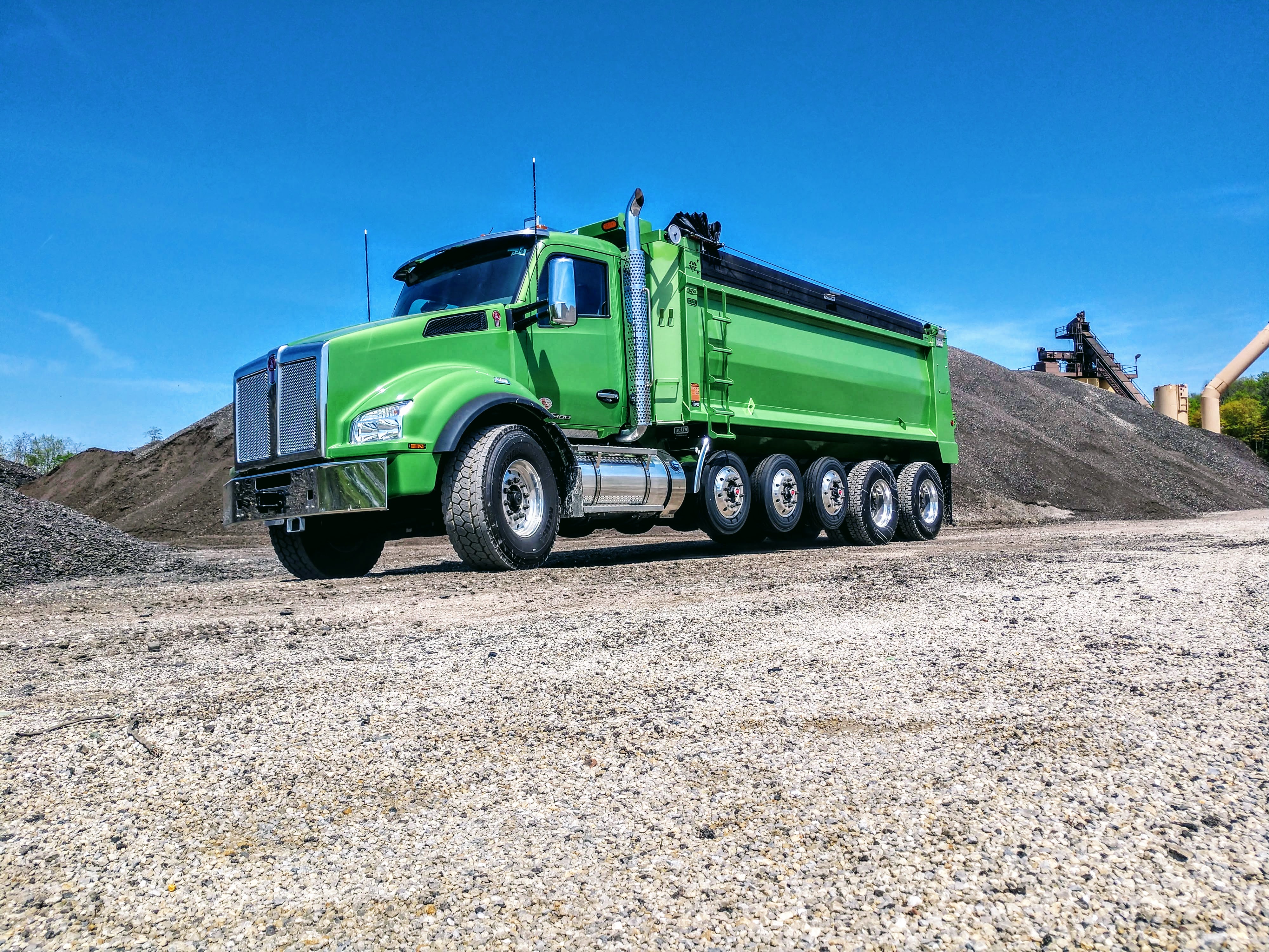 Heavy Duty Dump Truck in Operation